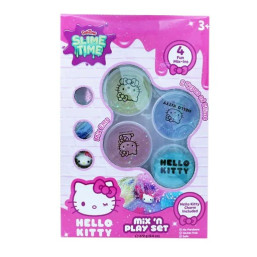 DohTime - Hello Kitty Slimetime Mix N Playset - 241 g - 8 Pcs